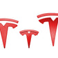 Logo-emblemen voor de Tesla Model Y