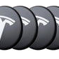 Logo's (4x) voor de Tesla Model 3/Y wieldoppen