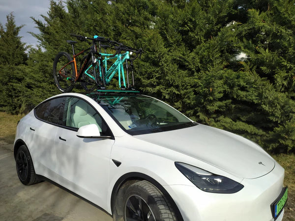 Fietsdakdrager met zuignappen voor alle Tesla-modellen