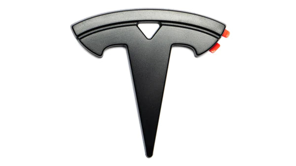 Logo emblemen in zwart voor de Tesla Model 3