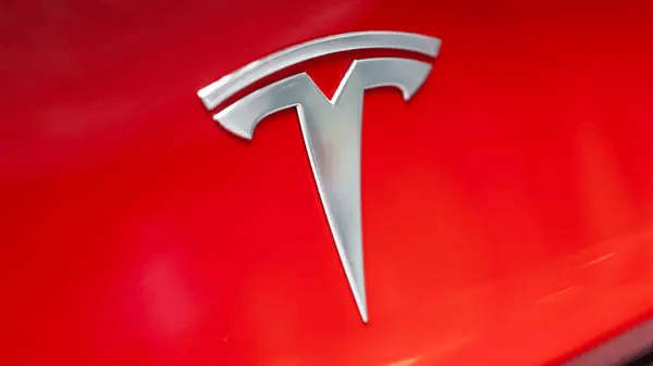 Logo emblemen in zwart voor de Tesla Model 3