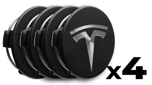 Wielnaafdeksels met logo voor Tesla Model 3, Y, S